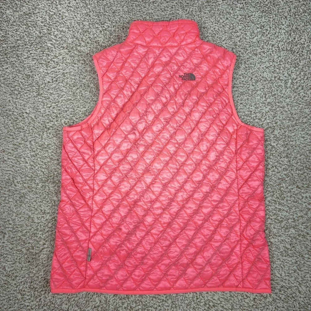 The North Face Vest Womens XL Pink ThermoBall Quilted Puffer Outdoor Lightweight